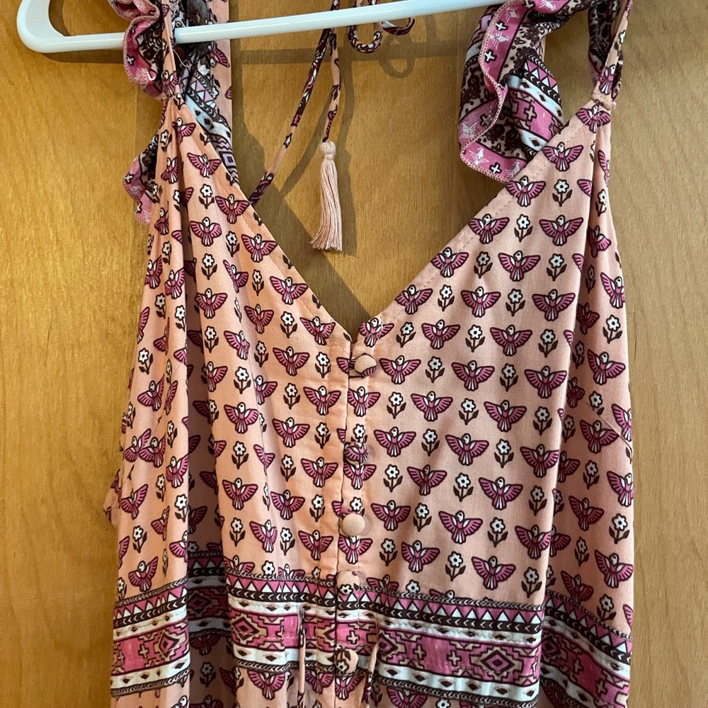 Spell Frill Sunset Road Patterned Maxi Dress - Picture 3 of 12